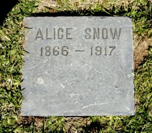 Alice Crawford Snow's Gravestone