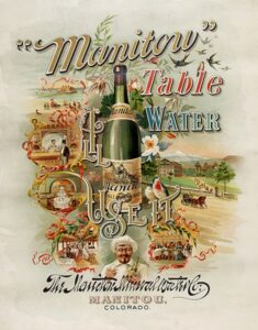 Manitou Mineral Water Poster